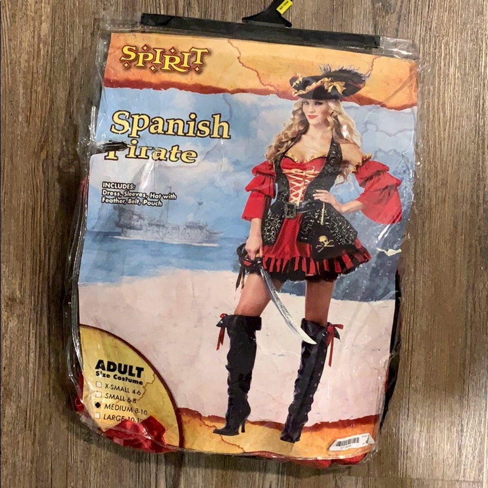Spanish pirate costume